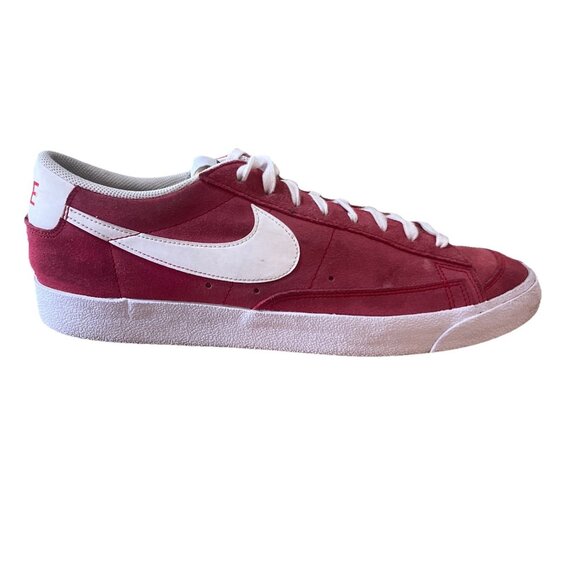 Nike Blazer Low 77  University Red DA7254-600 Athletic Suede Sneakers mens Sz 14 - Picture 1 of 10